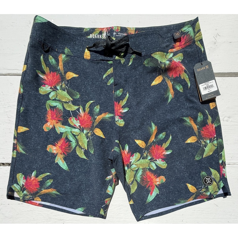 ROARK Passage 18" La Selva Board Shorts Swim Trunks - Men's Size 32 - NWT